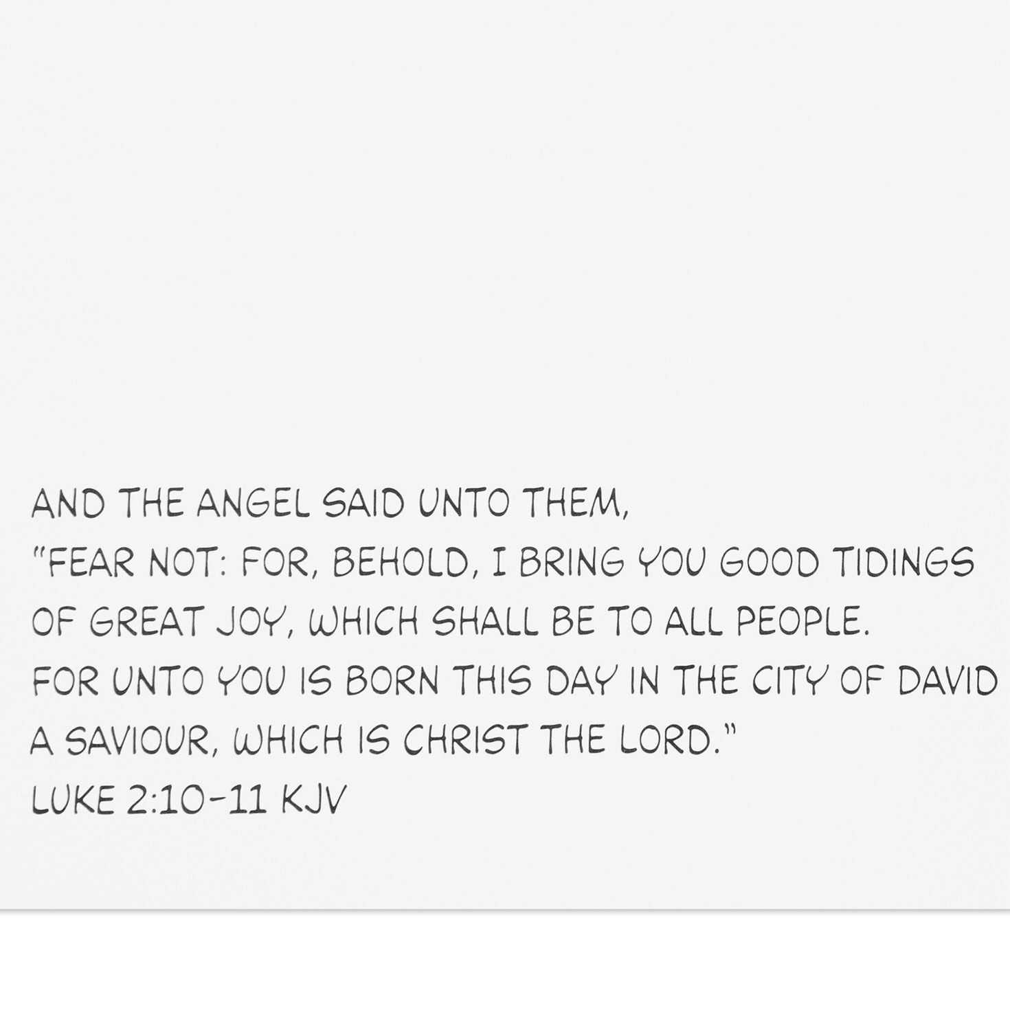 Peanuts Charlie Brown and Tree Christmas Cards Pack scripture image number 5