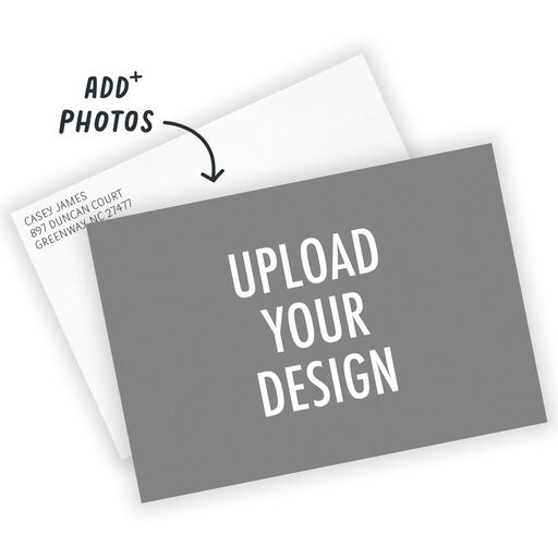 Create Your Own Horizontal Flat Photo Card, 