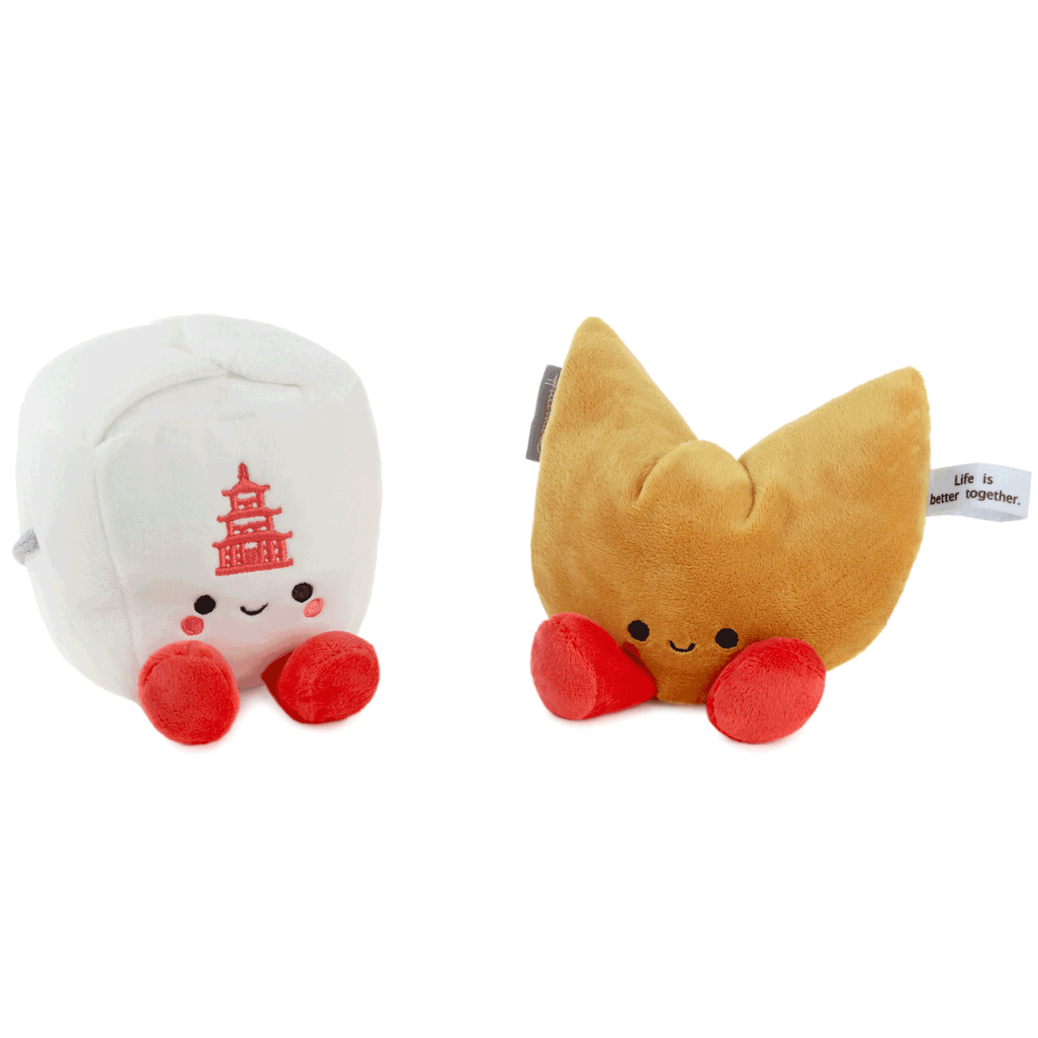 Better Together Takeout Box and Fortune Cookie Magnetic Plush Pair, 5" for only USD 16.99 | Hallmark