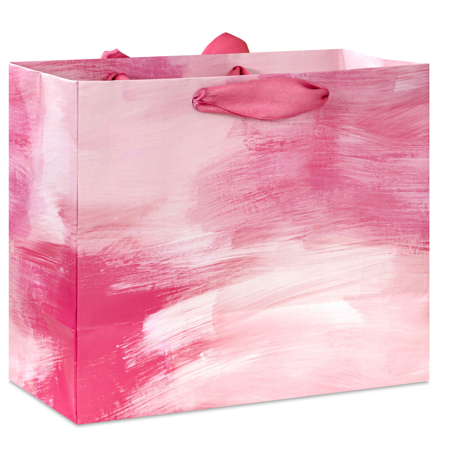 Gold Lettering on Pink Medium Birthday Gift Bag Back image number 6