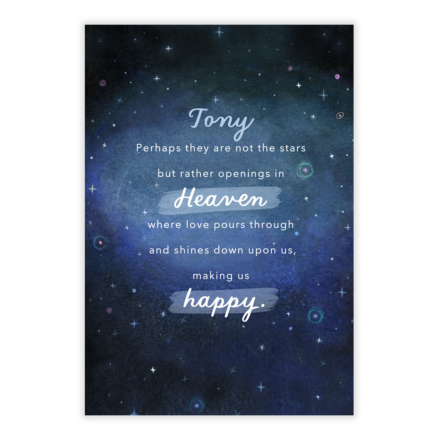 Stars In Heaven Sympathy eCard, , large image number 2