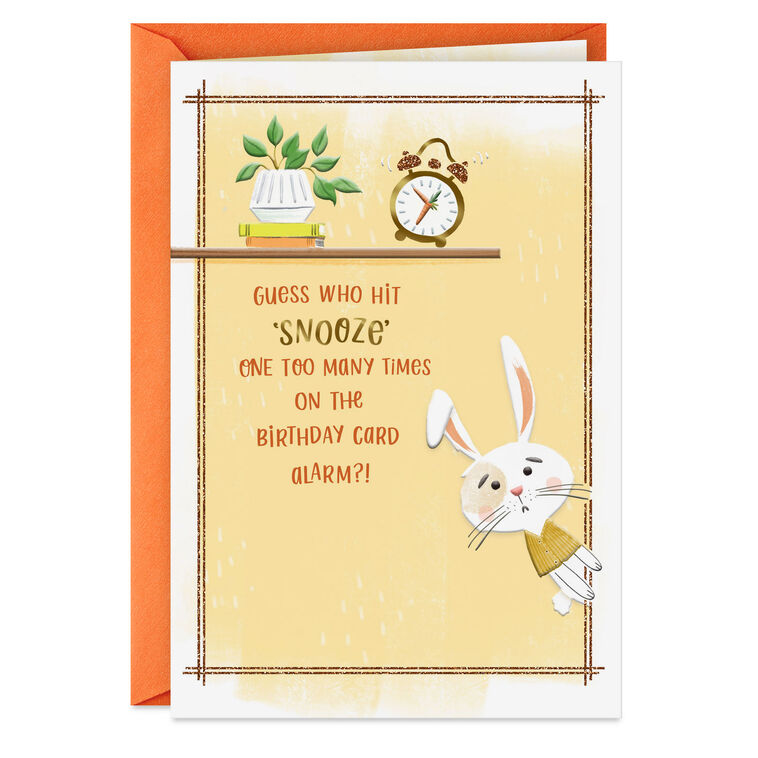 All Kinds of Happy Religious Belated Birthday Card, , large image number 1