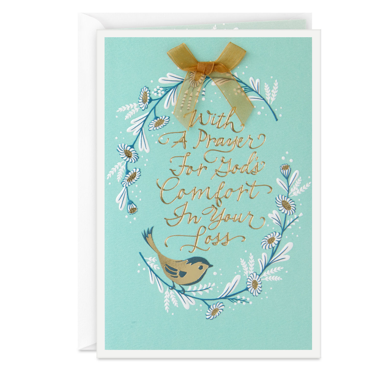 Praying for God's Comfort in Your Loss Religious Sympathy Card
