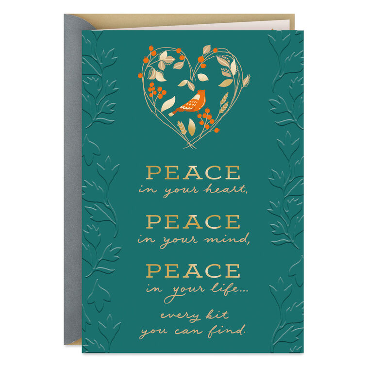 Peace to You Thanksgiving Card