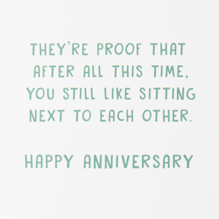 Couch with Butt Dents Funny Anniversary Card Sentiment image number 2