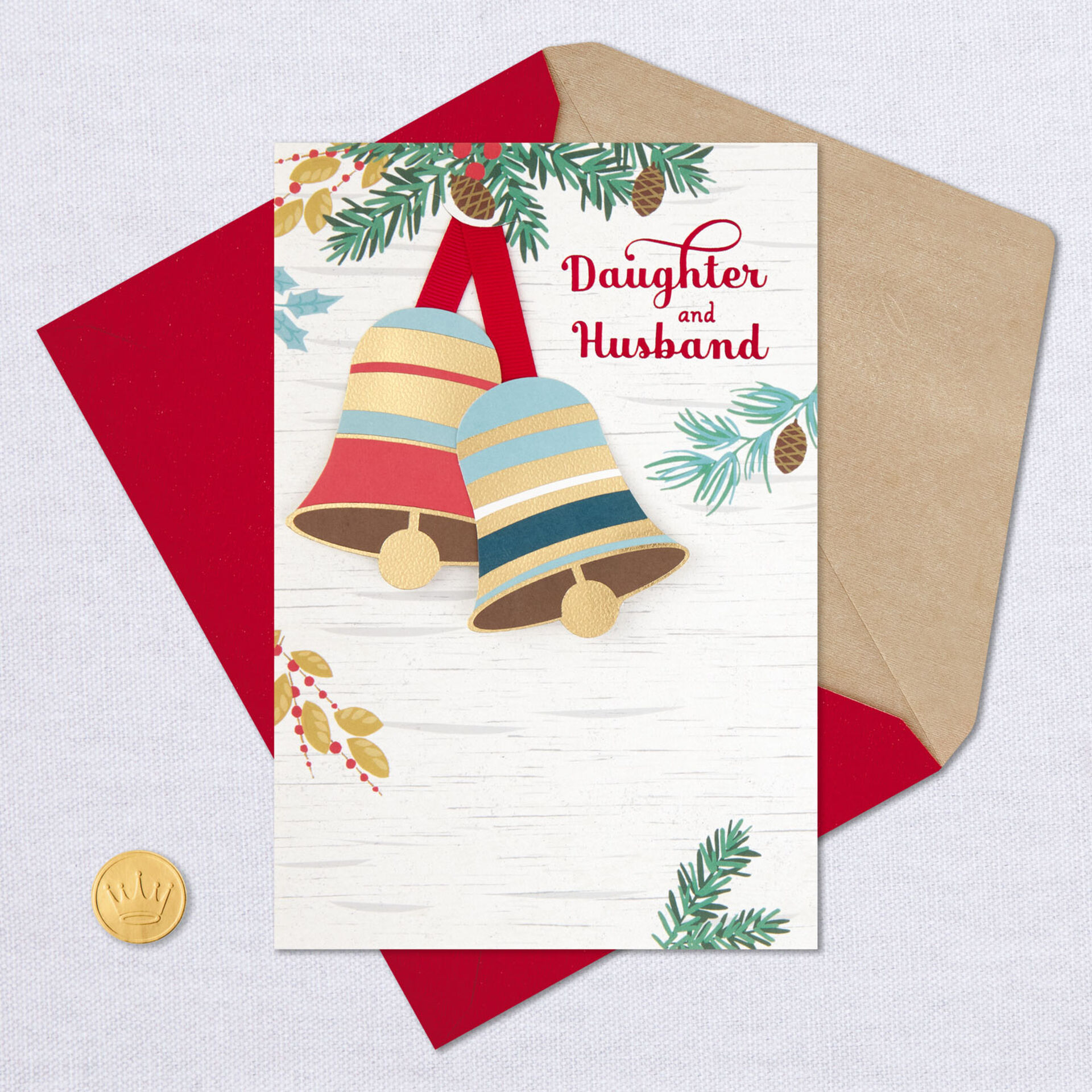 Grateful For You Both Christmas Card For Daughter And Husband Greeting Cards Hallmark