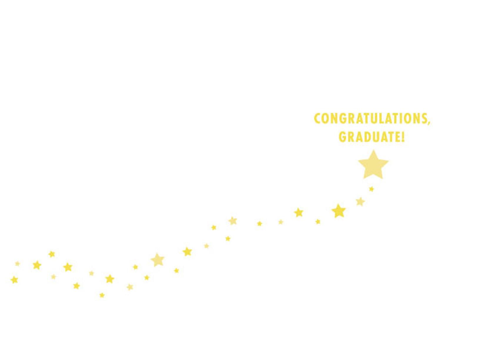 Stellar Words of Praise Graduation Card