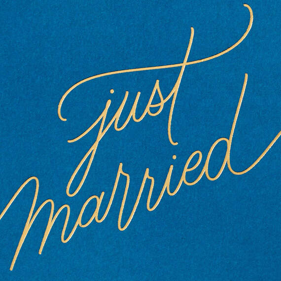 Just Married Wedding Card, , large image number 4