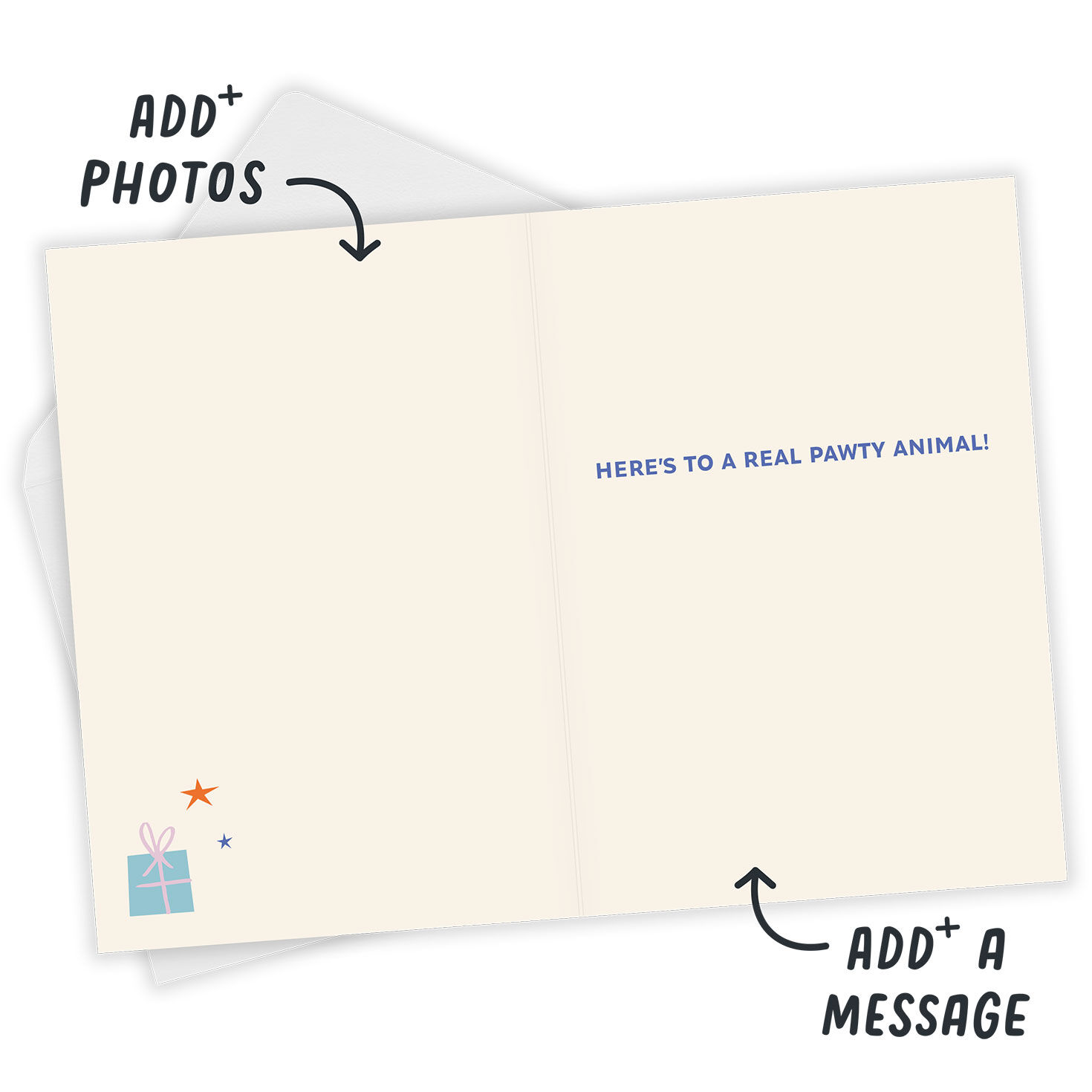 Party Animal Custom Birthday Card, , large image number 3