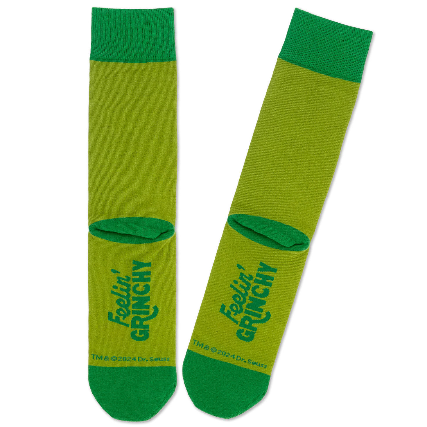 Dr. Seuss&trade; Feelin' Grinchy Novelty Crew Socks, , large image number 2