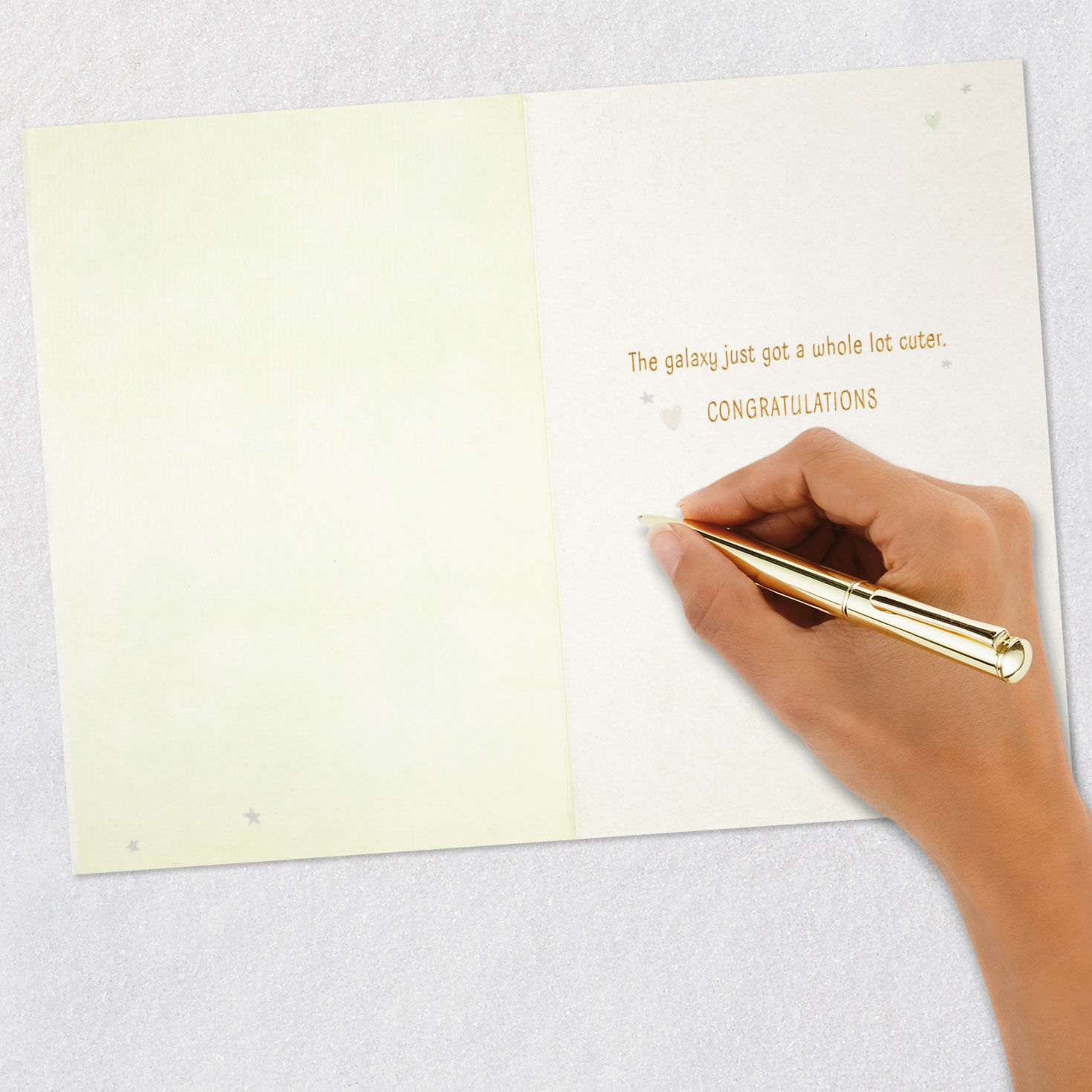 Star Wars: The Mandalorian&trade; Grogu&trade; The Force Is Strong New Baby Card, , large image number 6