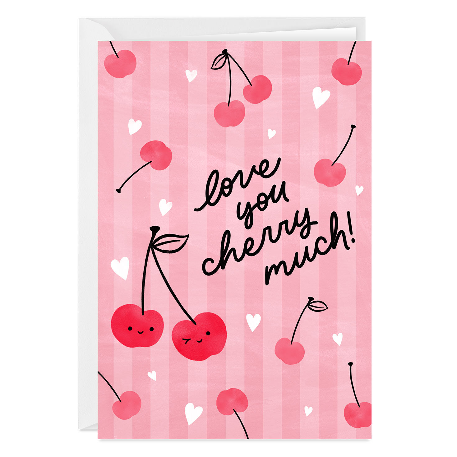 Love You Cherry Much Custom Valentine's Day Card