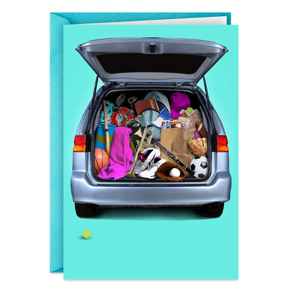 Packed With More Love Than a Mom's Minivan Funny Card, , large image number 1