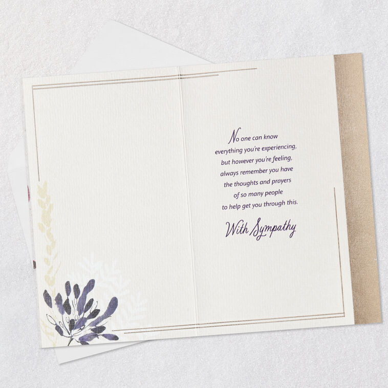 Losing Someone Who Mattered So Much Is Never Easy Sympathy Card, , large image number 3