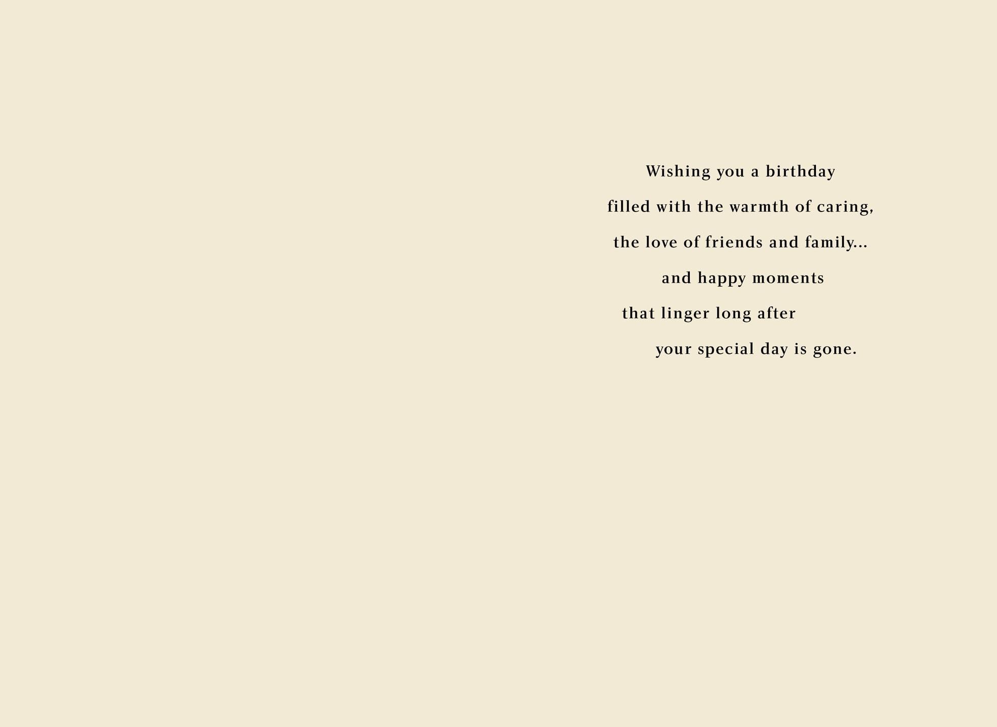 Gold Foil Diamond Pattern Birthday Card