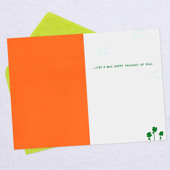 Wee Happy Thoughts of You St. Patrick's Day Card, , large image number 3