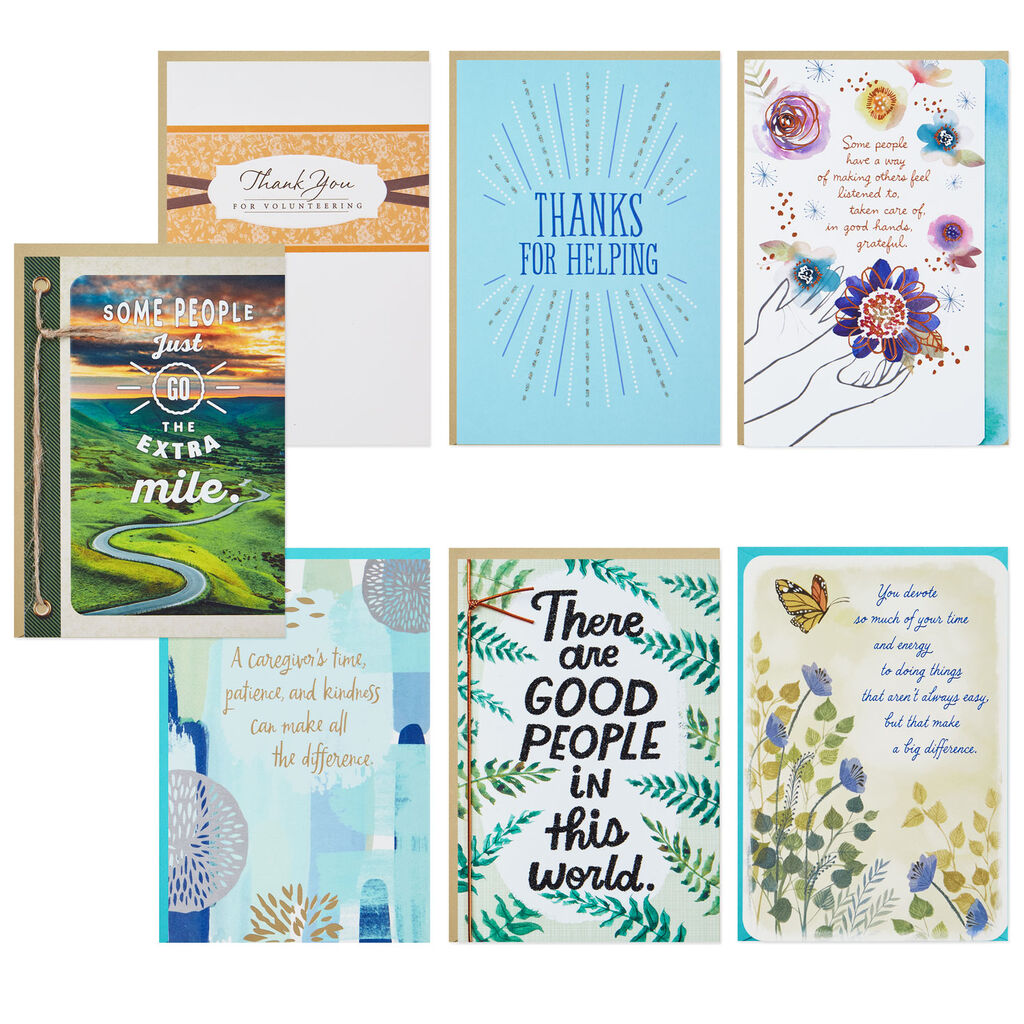 Assorted Thank You Cards, Pack of 7 Boxed Cards Hallmark