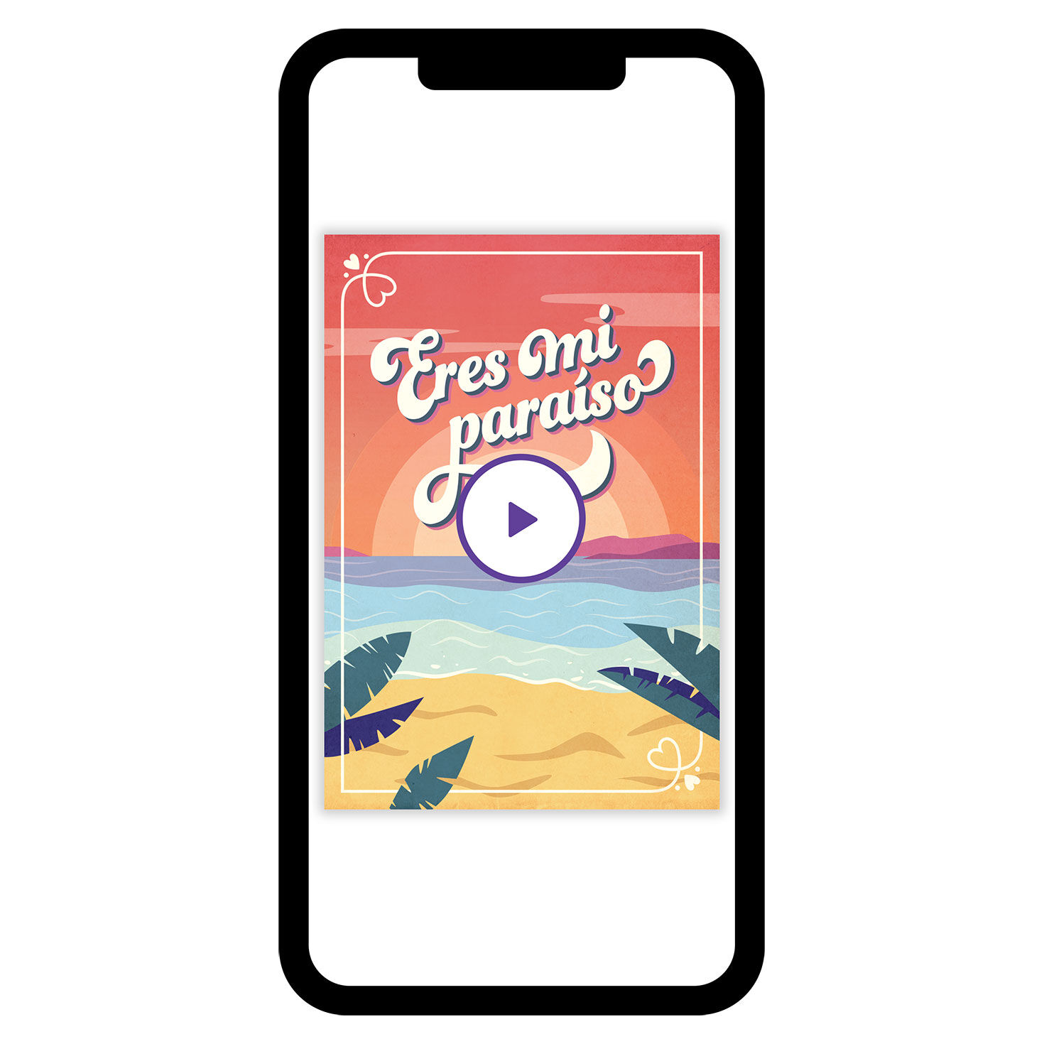 You're My Paradise Spanish-Language Love eCard