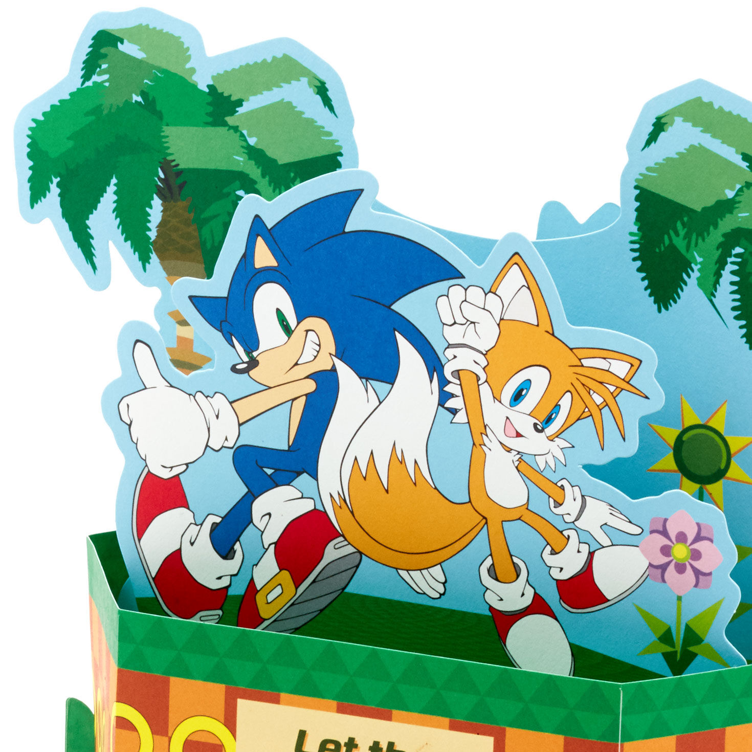 Sonic the Hedgehog™ Let the Good Times Roll 3D Pop-Up Birthday Card for Kids for only USD 8.99 | Hallmark
