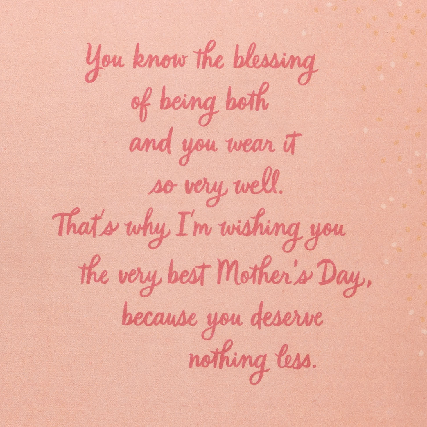 Black Woman With Pink Flowers Mother's Day Card Sentiment image number 3