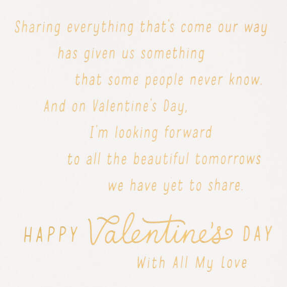 All the Beautiful Tomorrows Valentine's Day Card for Husband, , large image number 3