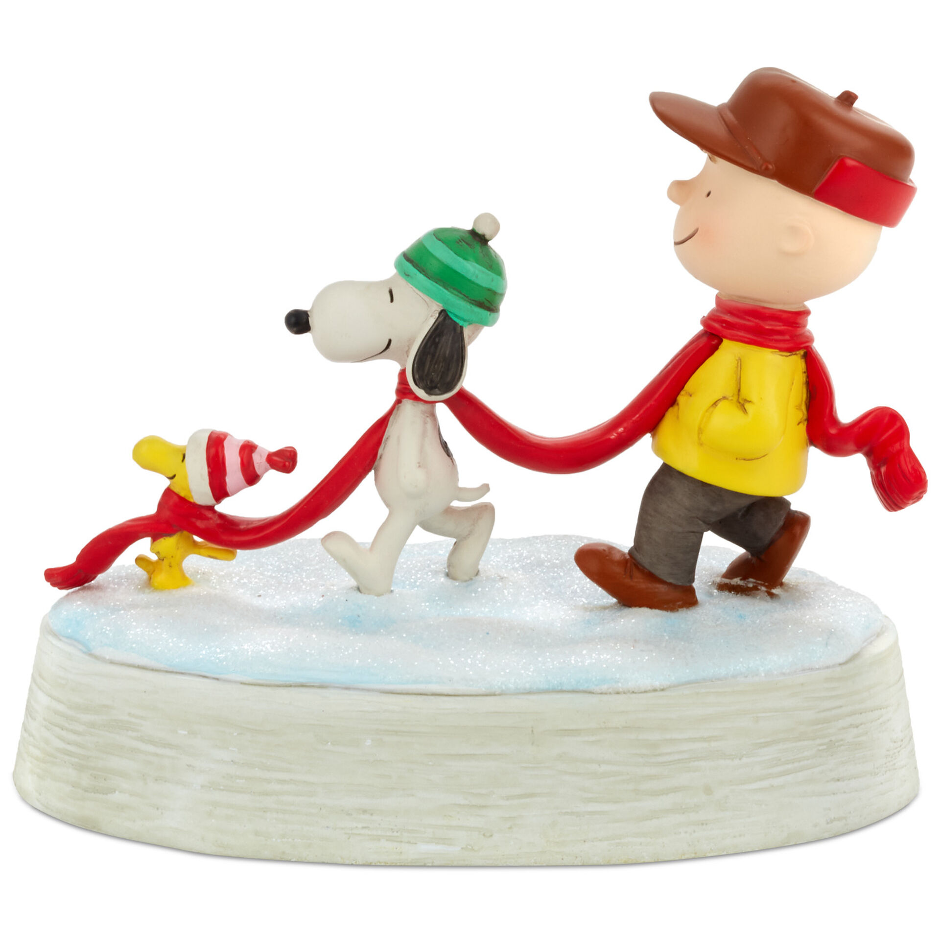 Peanuts® Snoopy and Charlie Brown Merry Together Figurine, 4.25