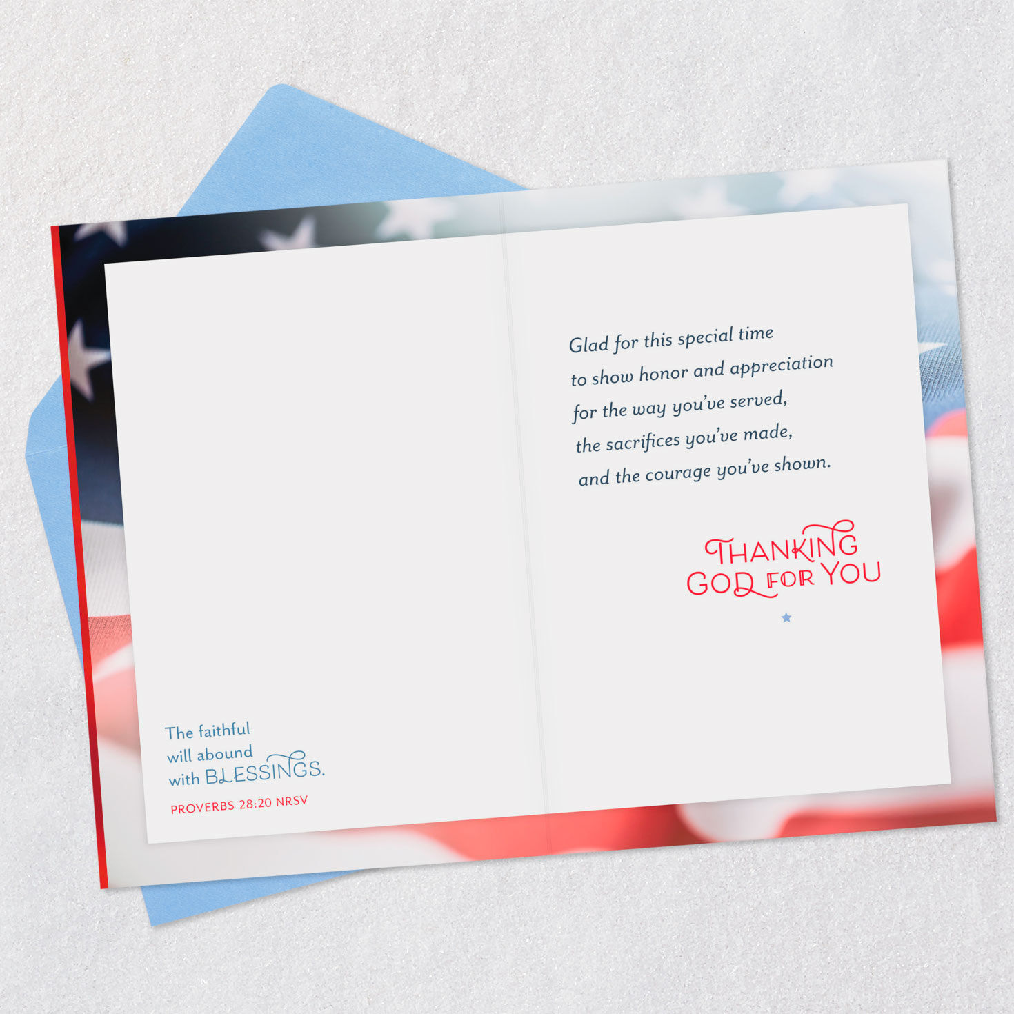 Thanking God for You Religious Veterans Day Card for only USD 2.00 | Hallmark