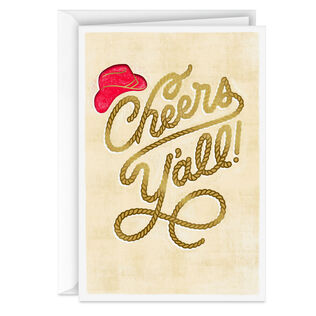 Hallmark x Opry® Cheers Y'all Blank Card