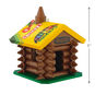 Crayola Log Cabin Keepsake Ornament Measurement image number 3