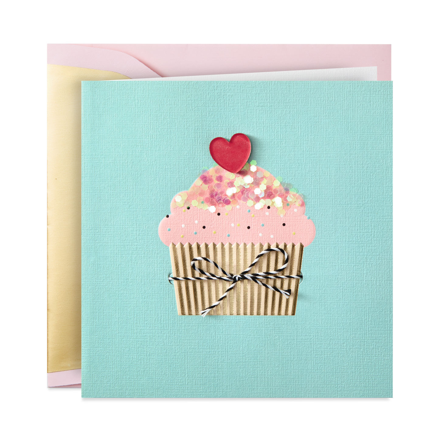 Details about   Pictura Embossed and Foiled Cupcakes Bright and Colorful 'Jane Birthday Card 