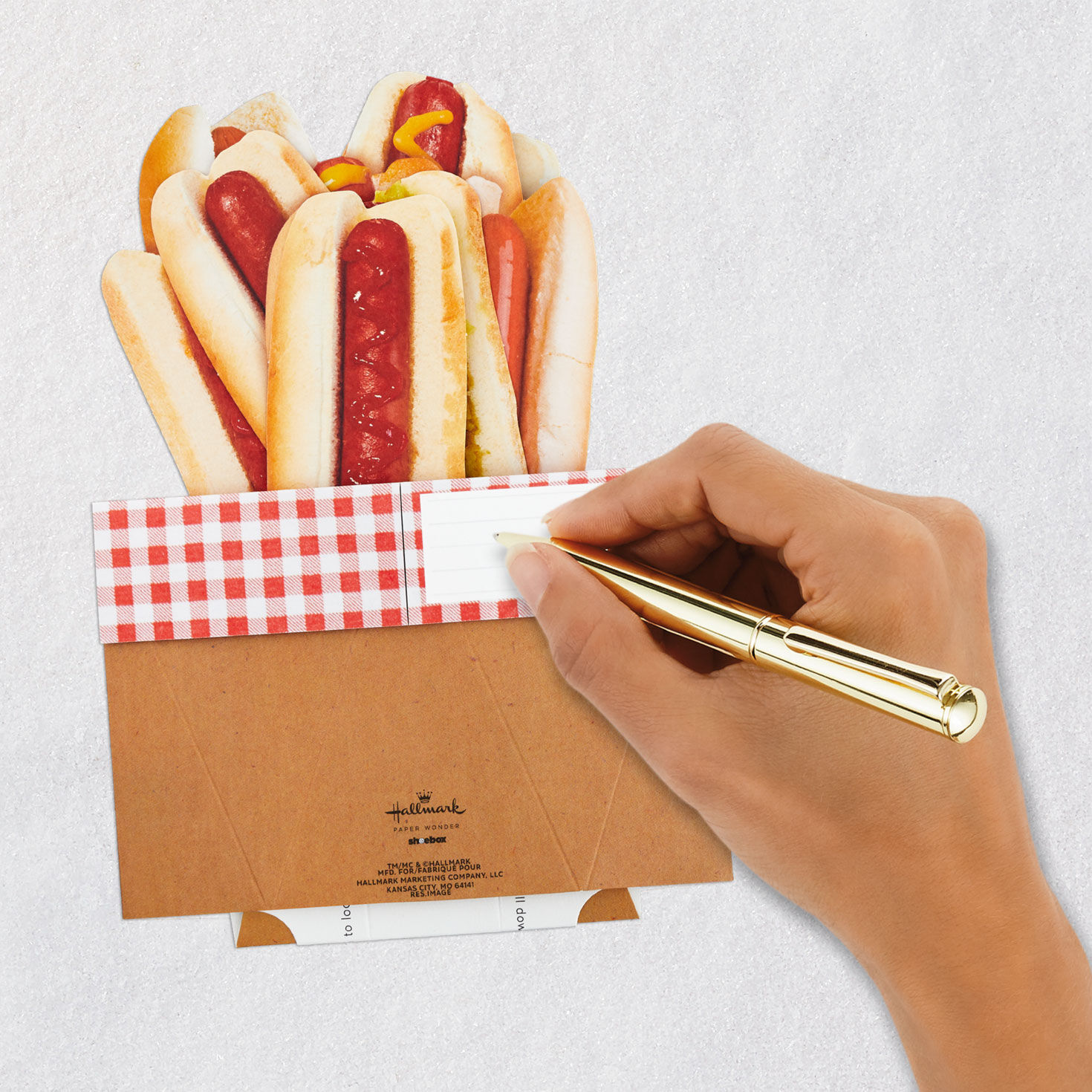Hope Today Is a Real Wiener Hot Dog Bouquet Funny 3D Pop-Up Card, , large image number 5