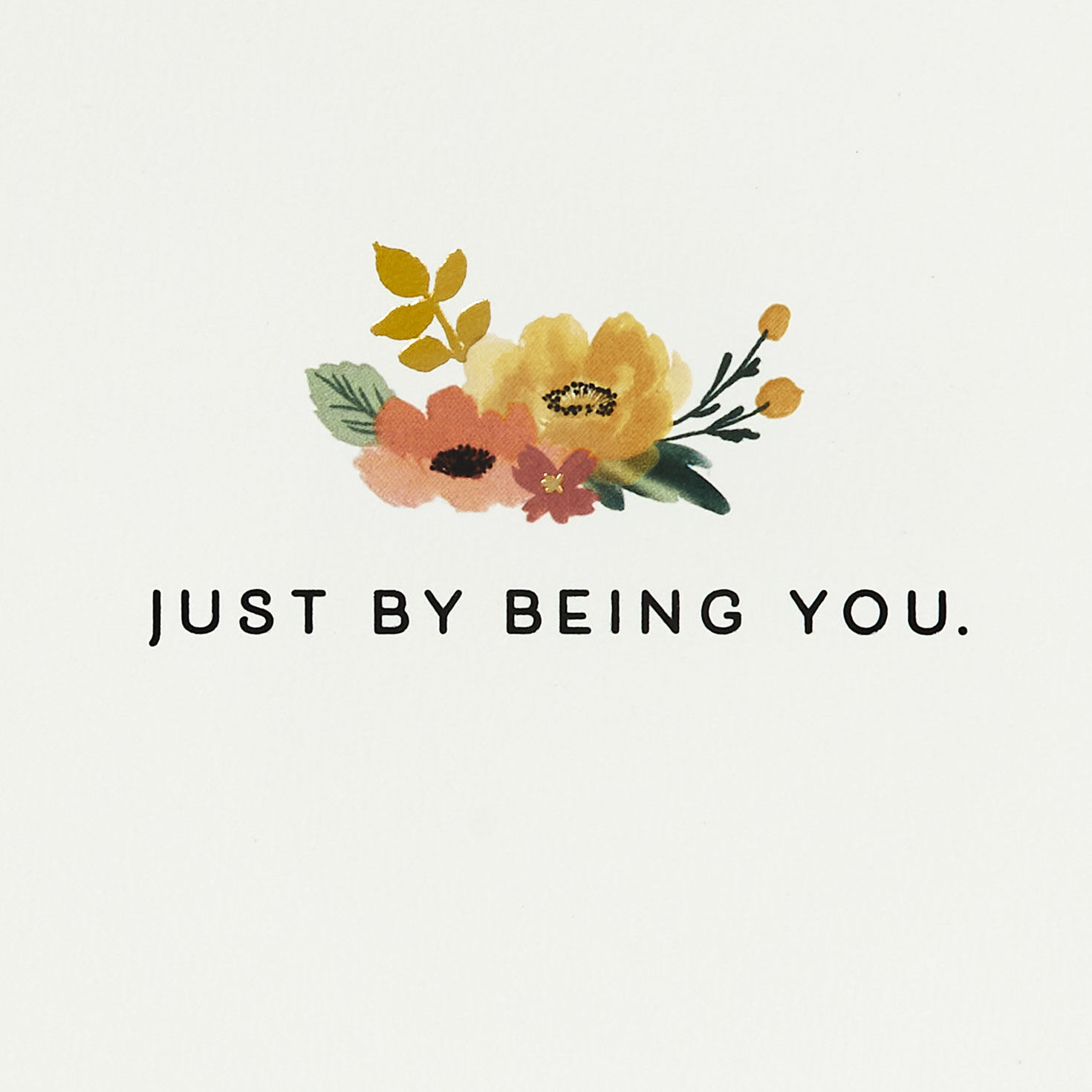 Floral Frame Friendship Card Sentiment image number 2