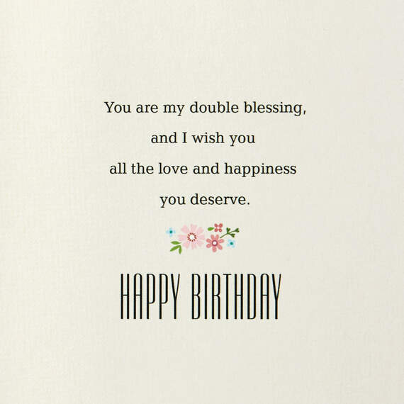 My Sister, My Friend, Twice Blessed Birthday Card, , large image number 3