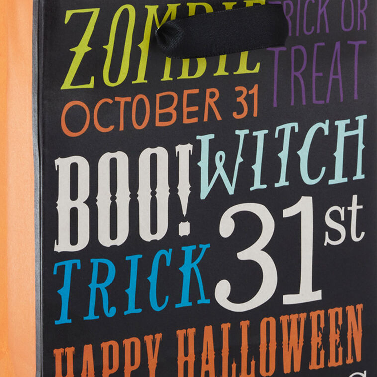 6.5" Spooky Time 6-Pack Assorted Small Halloween Gift Bag Bundle, , large image number 4