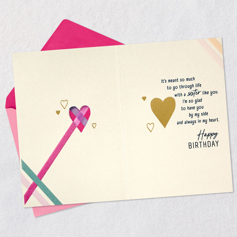 You're Always in My Heart Birthday Card for Sister, , large image number 3