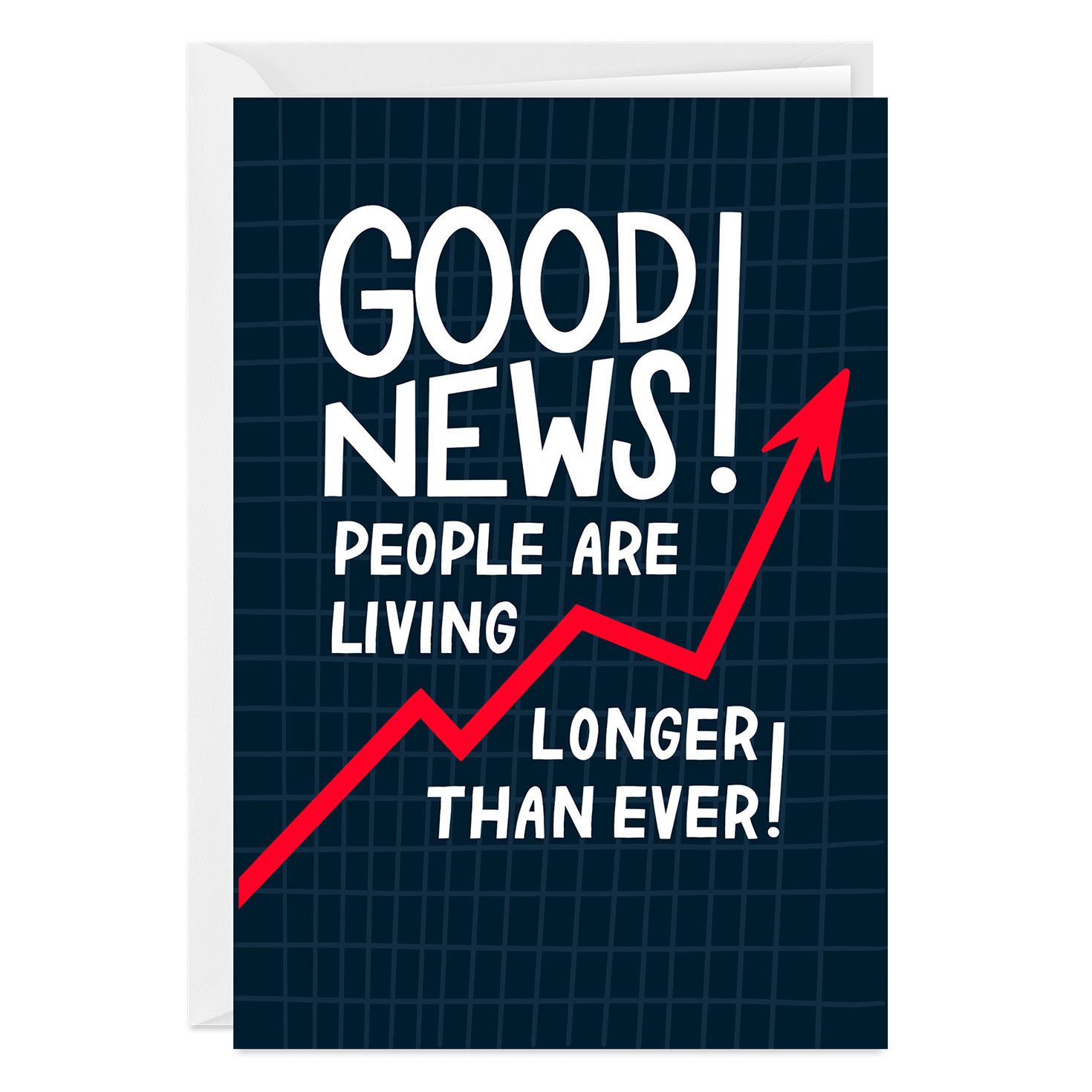 Living Longer Funny Custom Birthday Card, , large image number 1