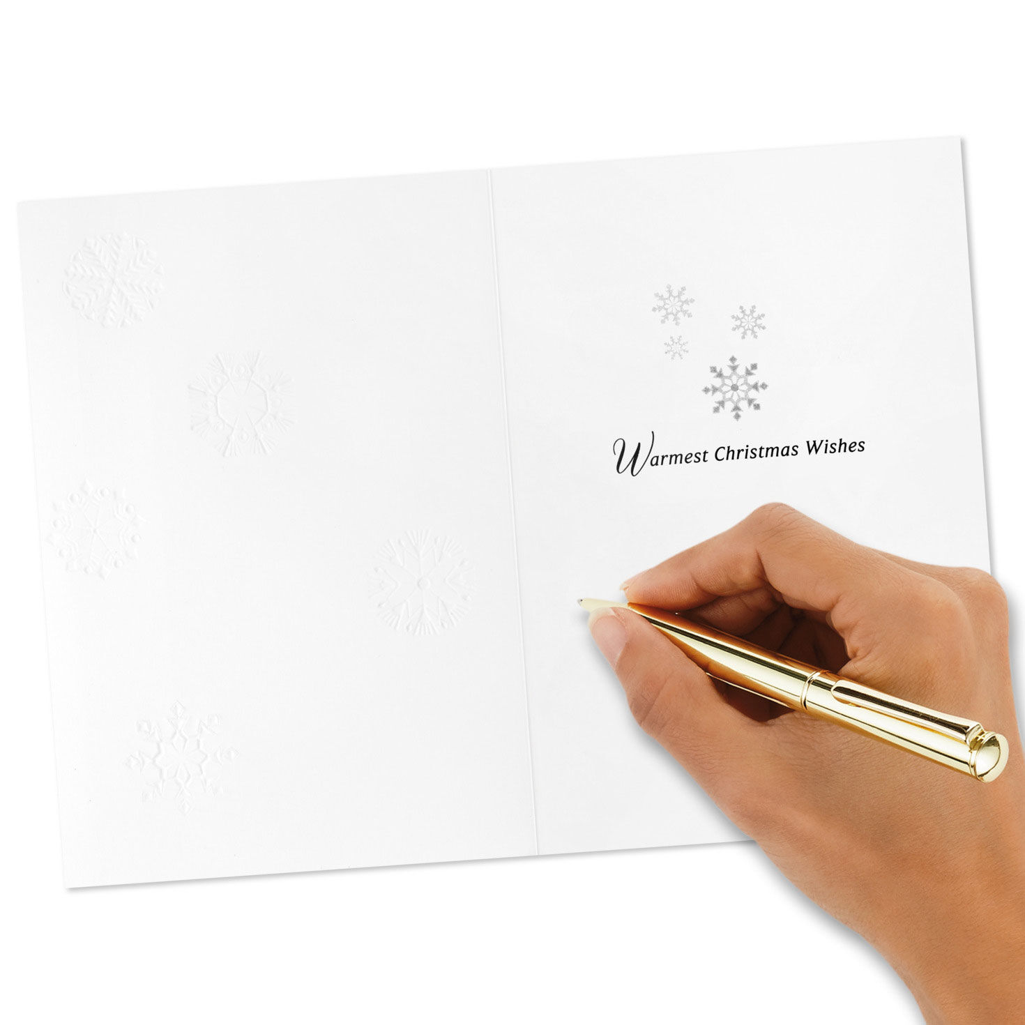 Snowflake Ornaments on Black Boxed Christmas Cards, Pack of 12 for only USD 20.49 | Hallmark