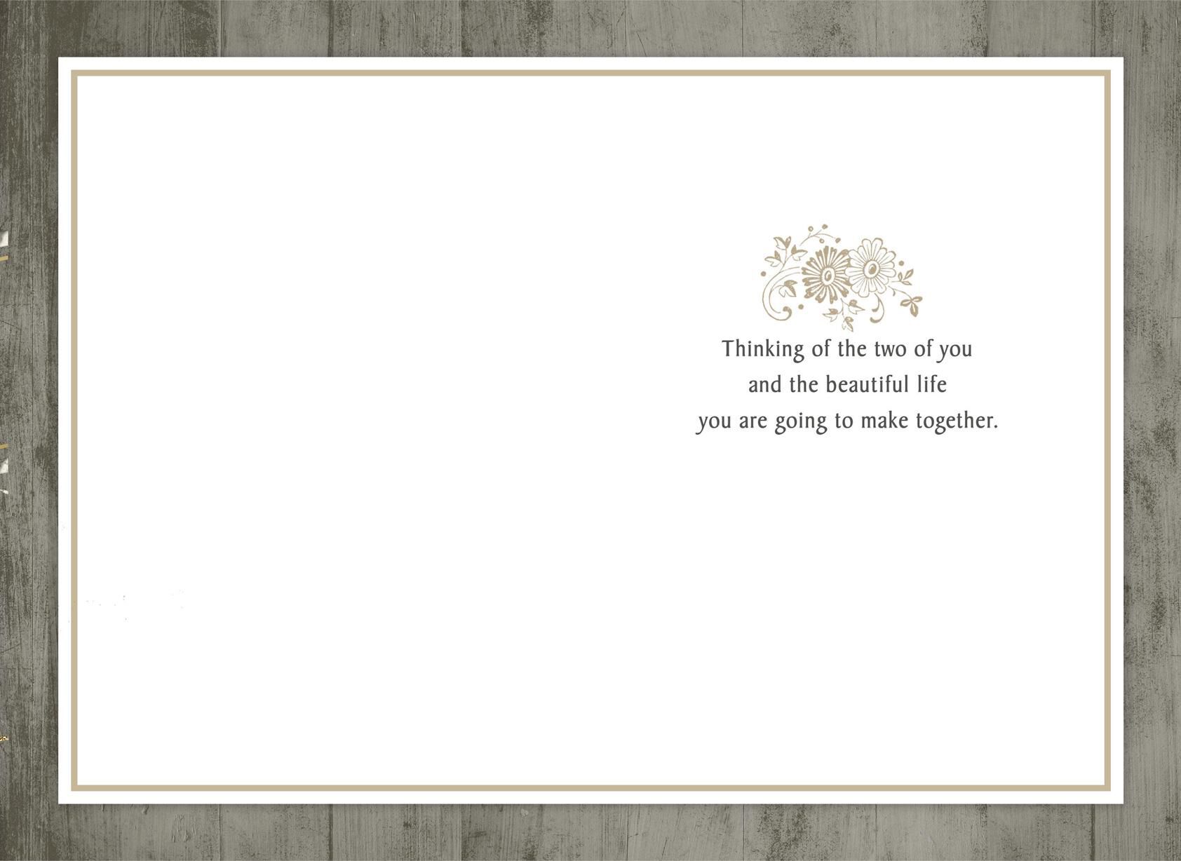 Beautiful Life Together Wedding Card