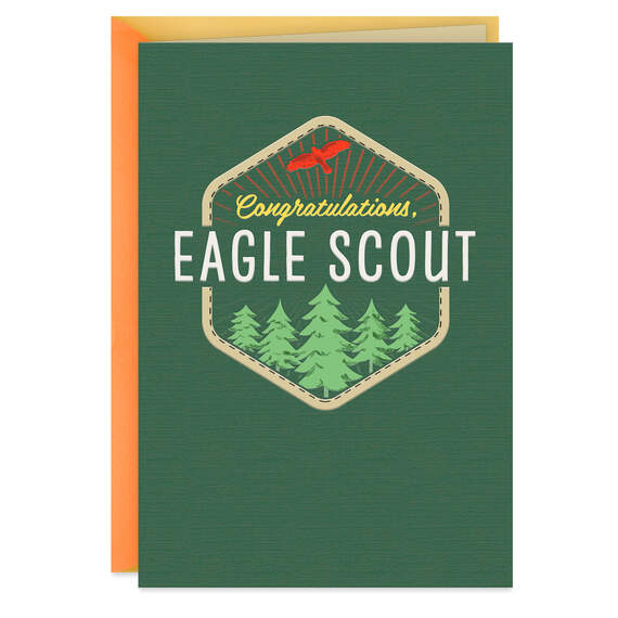 Spirit of Adventure Eagle Scout Congratulations Card, , large image number 1