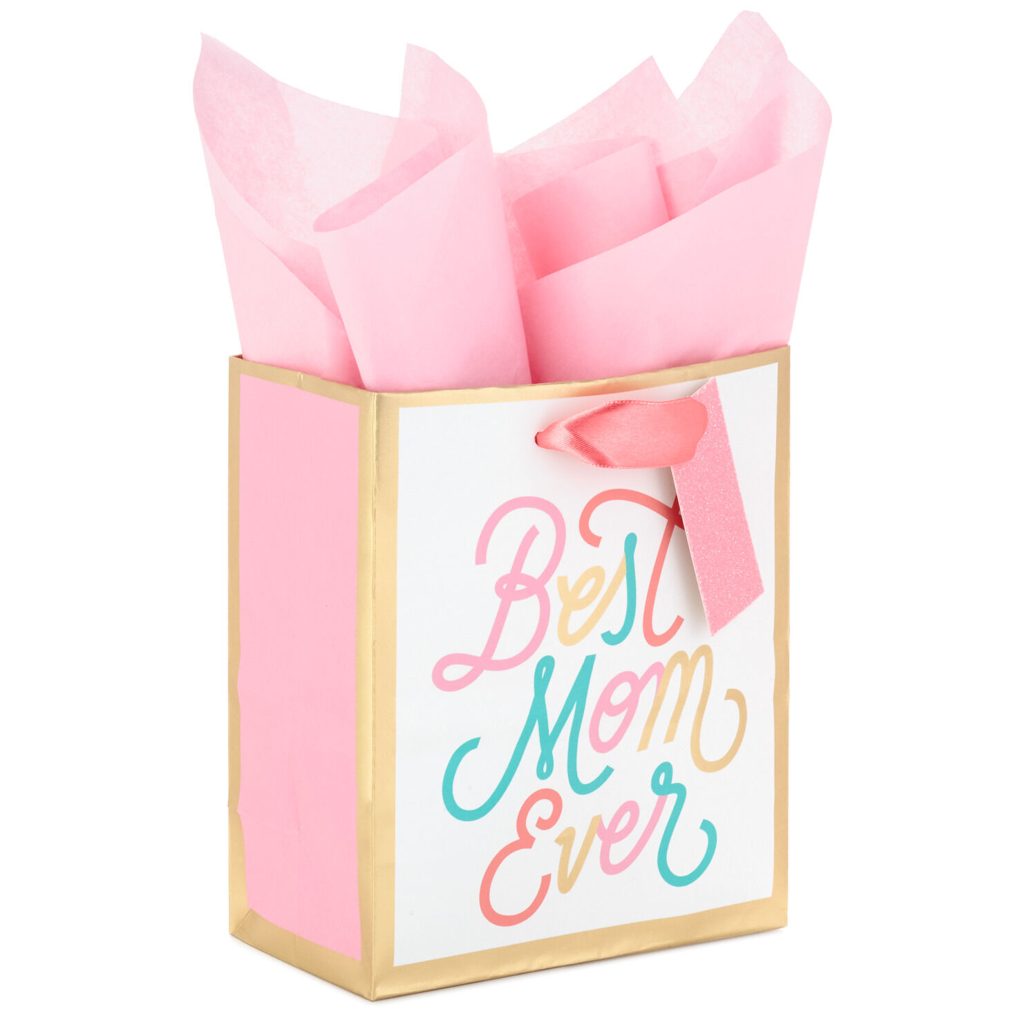 Quality Card Pink Striped Unicorn Birthday Party Gift Present Bag 23 cm Small