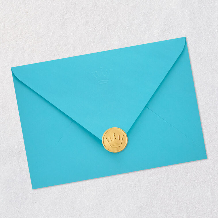 You Matter to Me Shadow Lettering Friendship Card Envelope Back with Seal image number 8