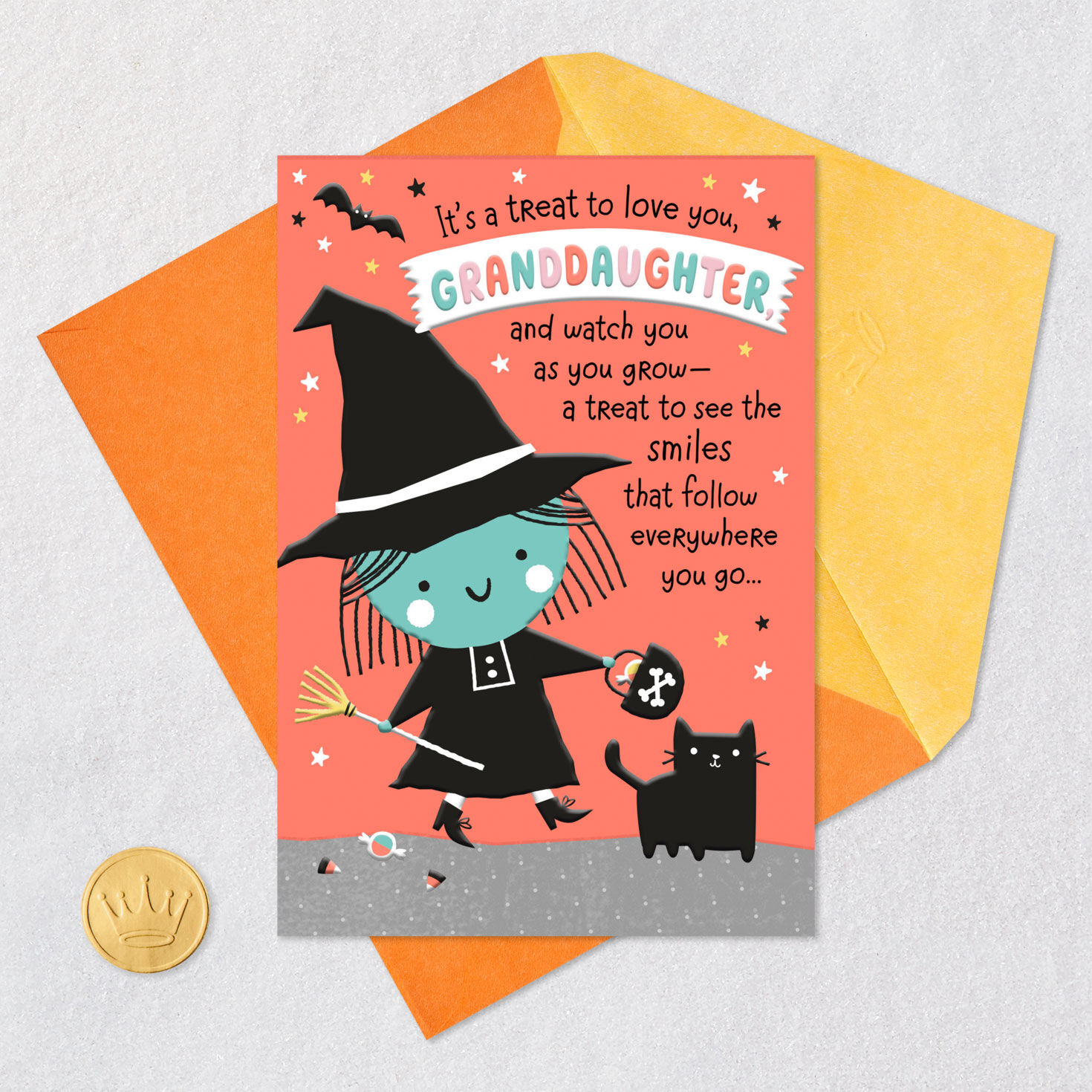 Treat to Love You Halloween Card for Granddaughter for only USD 3.99 | Hallmark