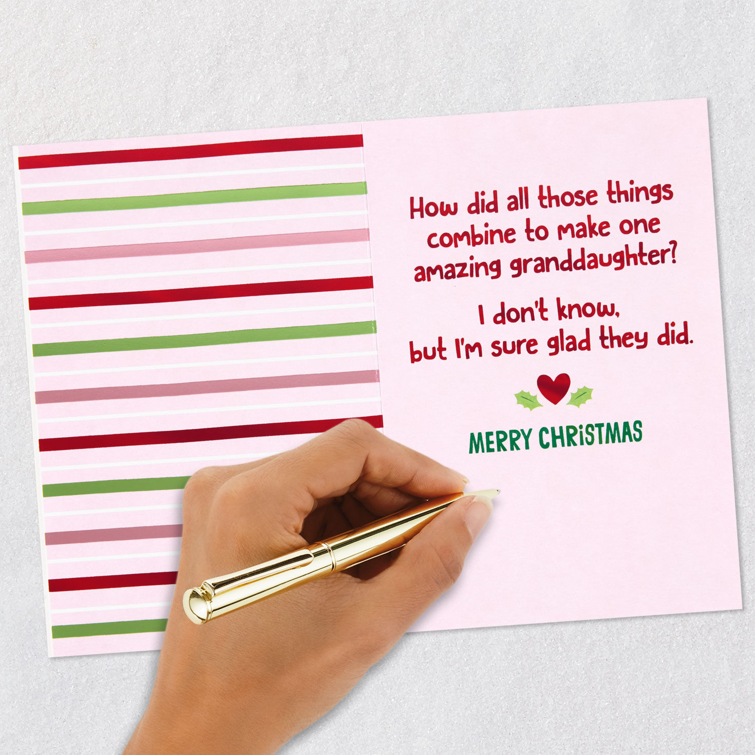 One Amazing Granddaughter Christmas Card for only USD 4.99 | Hallmark