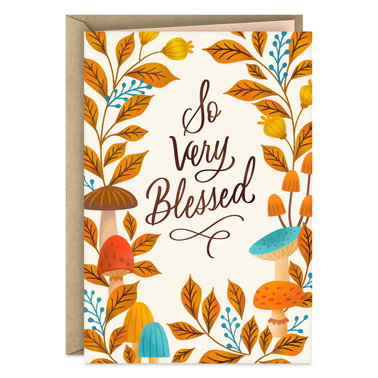 So Very Blessed Thanksgiving Card