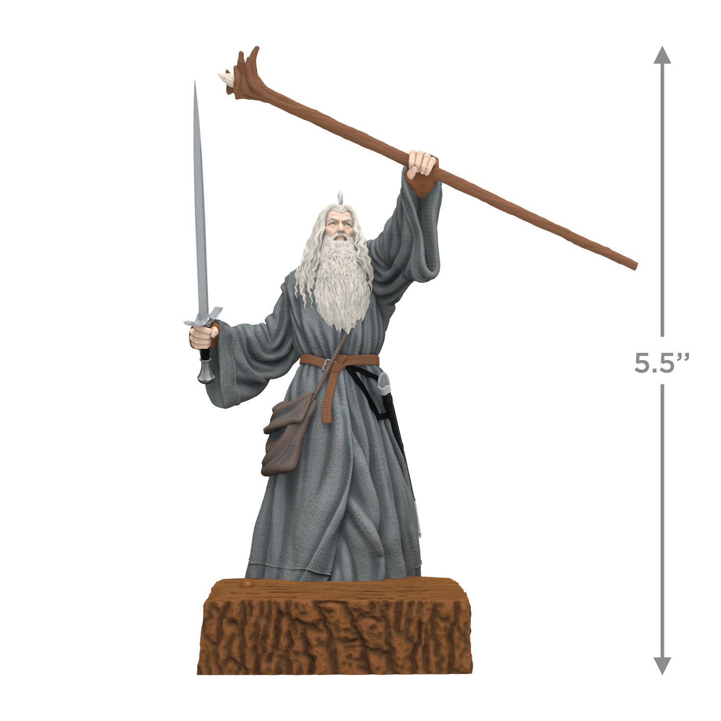 Lord of the Rings Gandalf Keepsake Ornament measurement image number 3