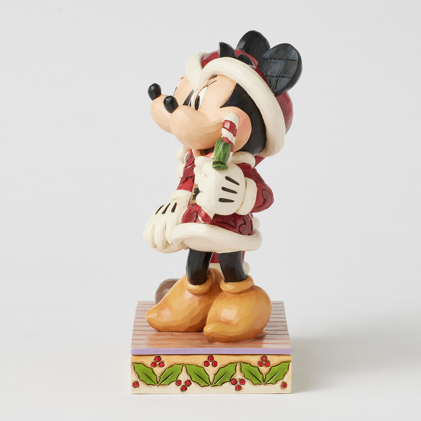 Jim Shore Mickey and Minnie in Santa Suits Figurine side image number 5