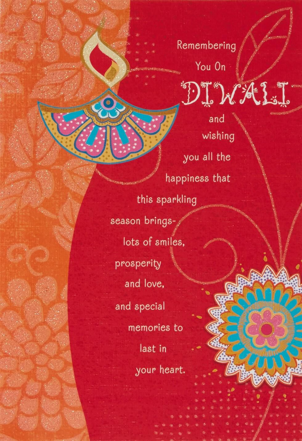Remembering You on Diwali Card
