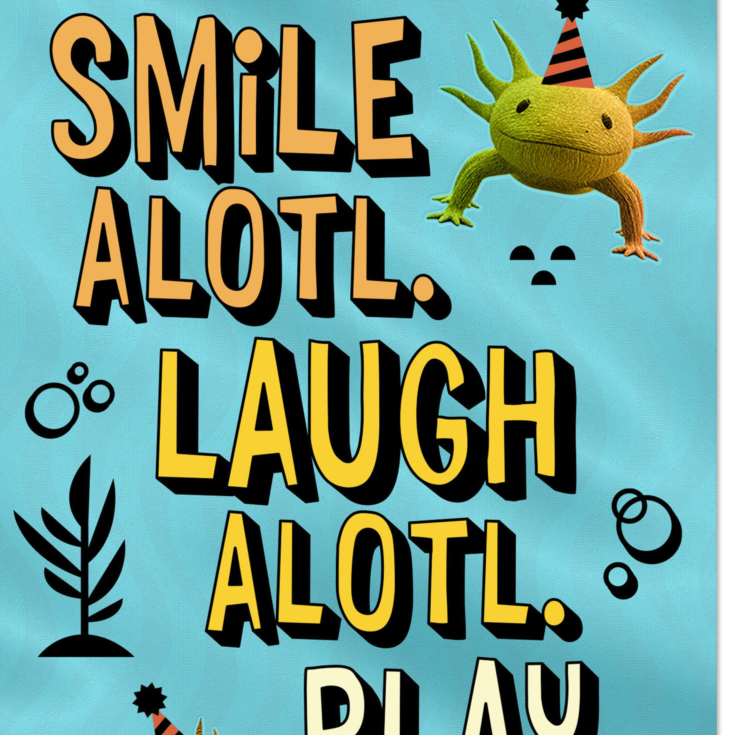 Axolotls in Party Hats Birthday Card for Kid for only USD 2.99 | Hallmark