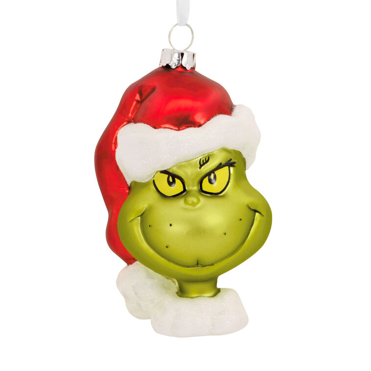 Dr. Seuss's How the Grinch Stole Christmas!™ Grinch Blown Glass Hallmark Ornament