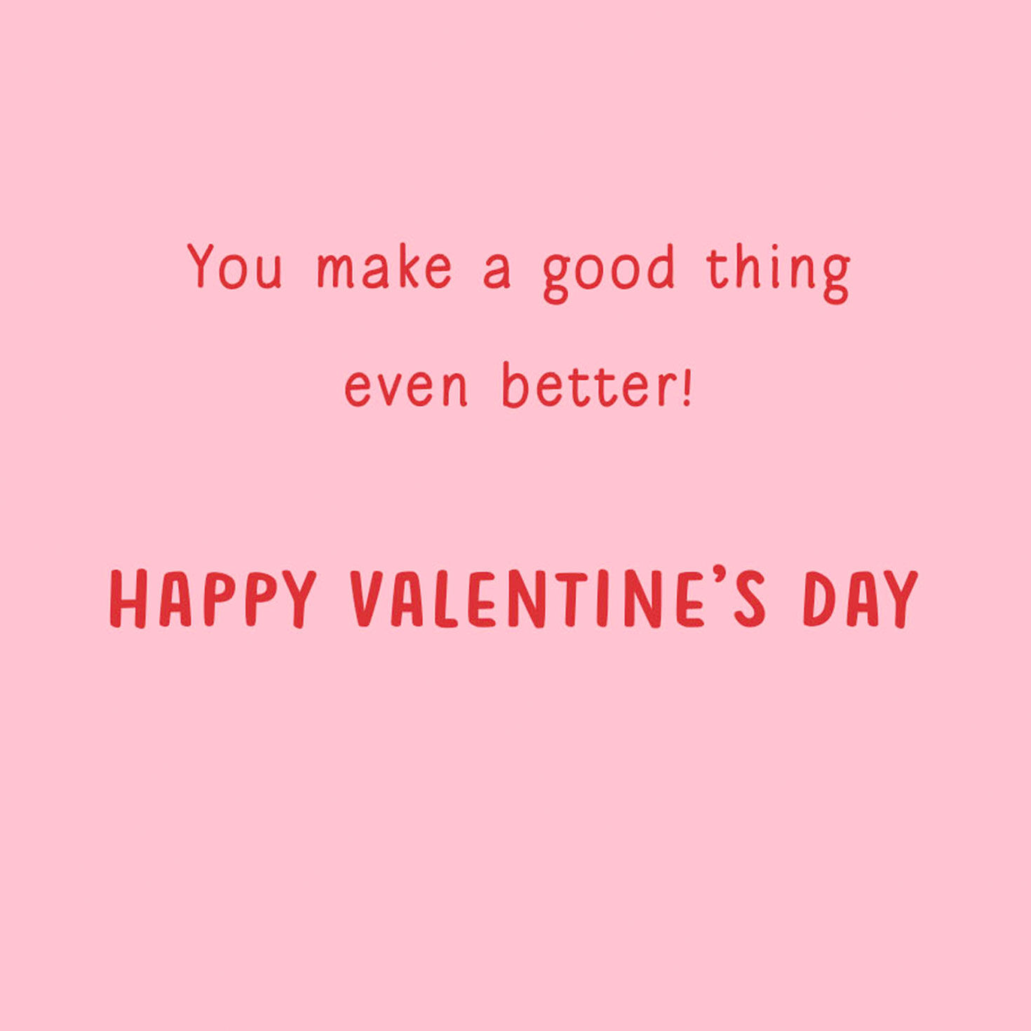 Hamburger and Fries Valentine's Day Card Sentiment image number 2